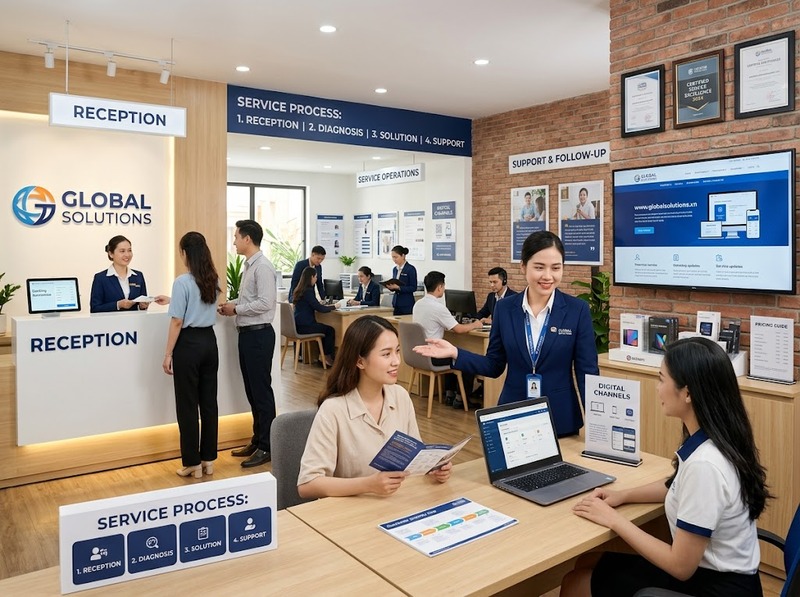 7P marketing mở rộng 4P với con người, quy trình và bằng chứng hữu hình